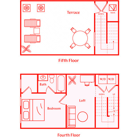 Oakford Floor Plan 1 - LaFrance Square