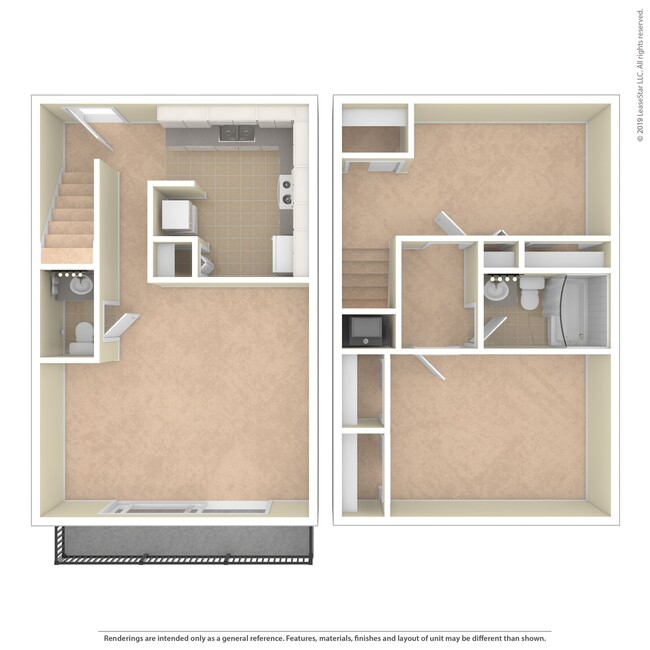 Floorplan - Buckingham Place Apartments