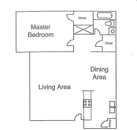 1BR/1BA - University Gardens Apartments