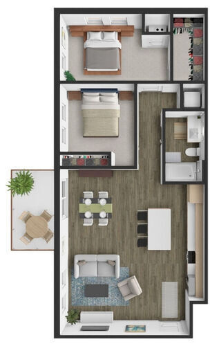 Floorplan - Union Green Apartments