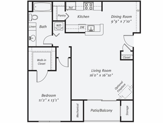 Floorplan - eaves Washingtonian Center