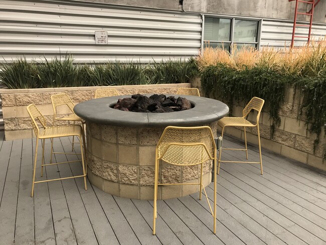 gas fire pit - 4141 Glencoe Ave