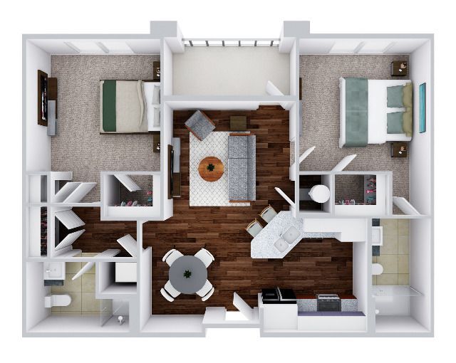 Raphael U2D | 2 bed / 2 bath - The Alloro at University Groves
