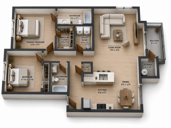 Floorplan - The Landing at Sutton Place