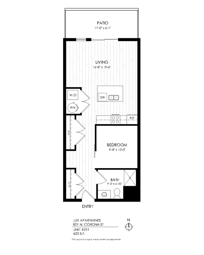 Floorplan - Jux Apartments