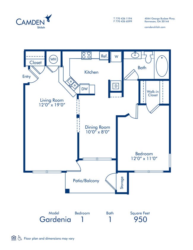 Floorplan - Camden Shiloh
