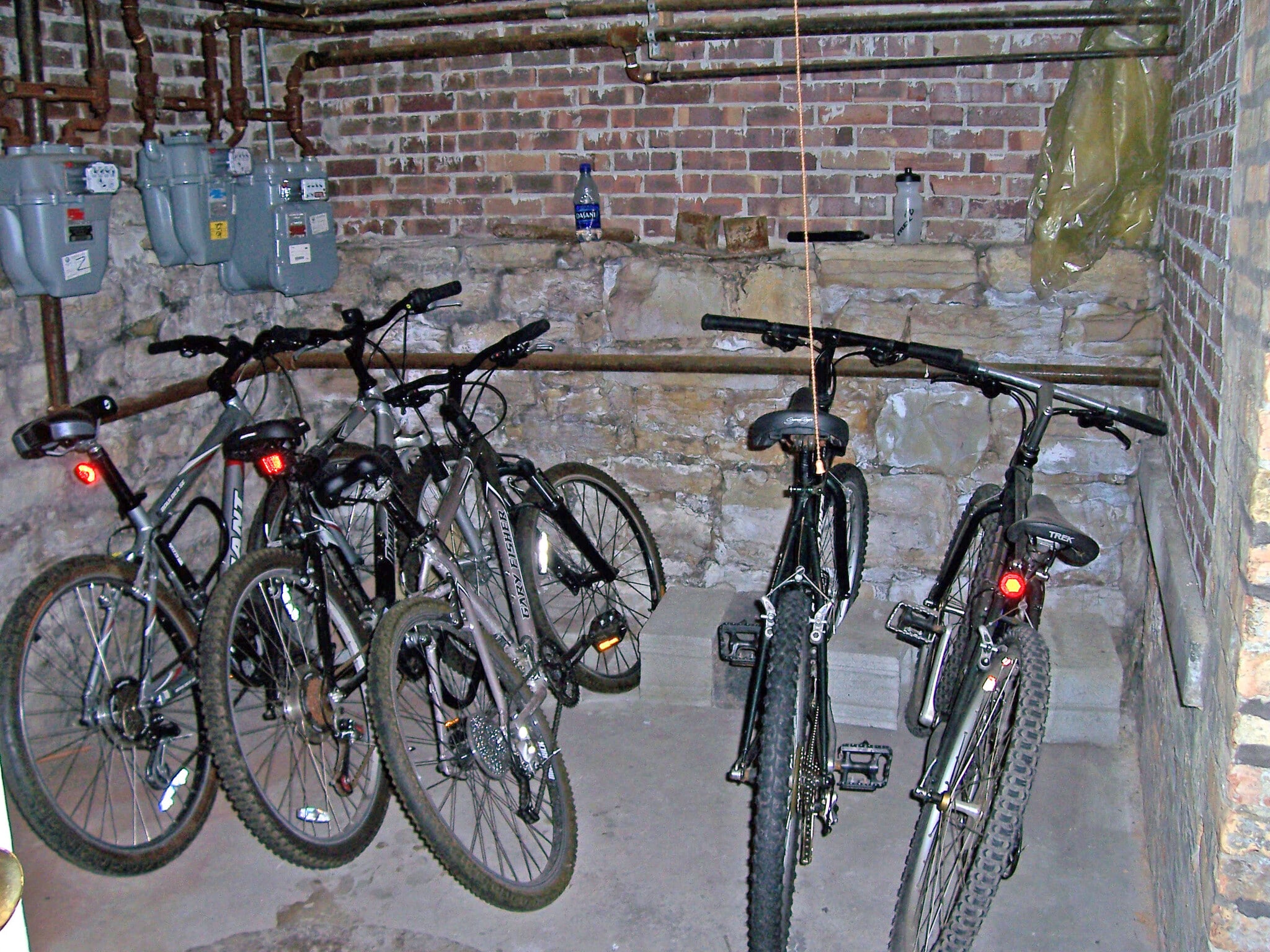 Secure bike room in basement - 3538 N Reta Ave