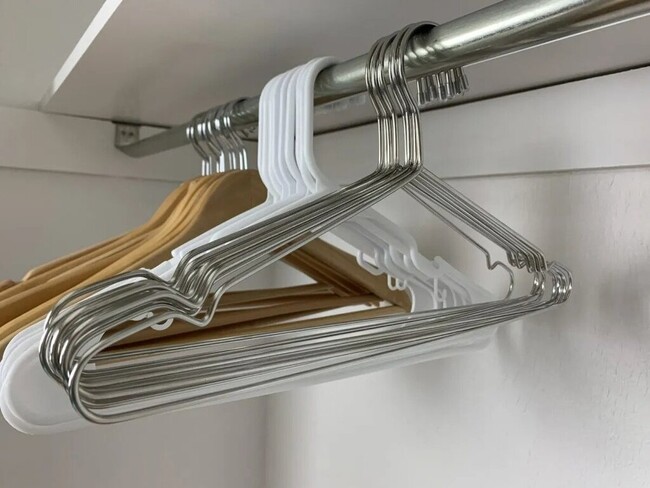 Pack light or bring your entire closet— clothing hangers will keep you organized - 524 Telegraph Canyon Rd