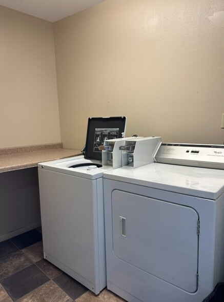 Laundry rooms on each floor - Block V