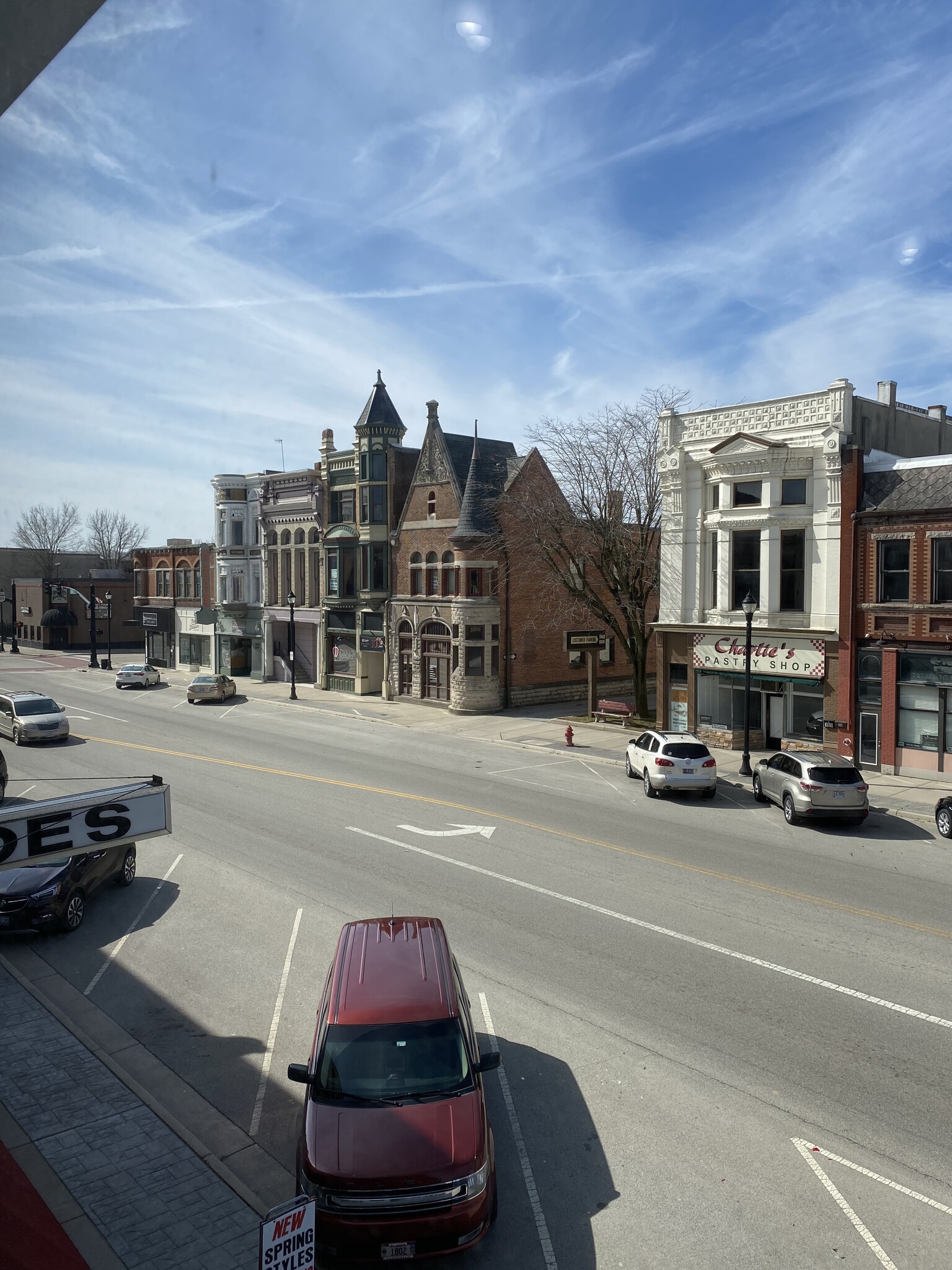 View from living room window. - 104 S Main