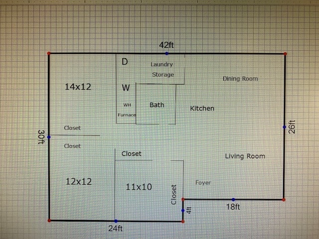 Floor plan - 7413 Spout Hill Rd