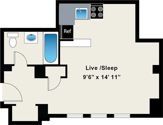 Floorplan - Reside on Wellington