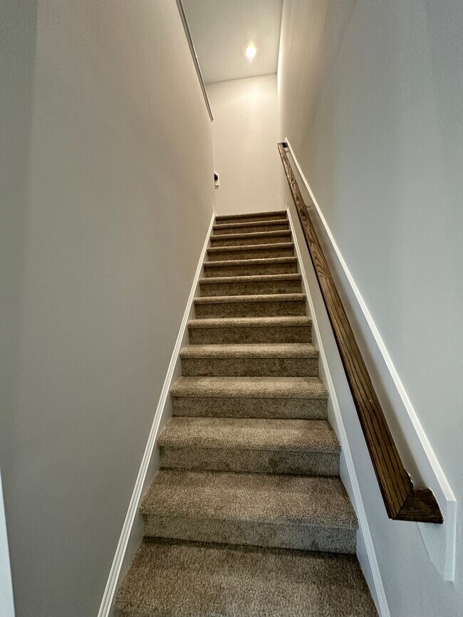 Stairs from level 2 to Level 3 - 579 Forestville Rd