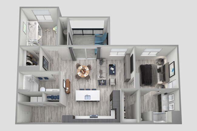 2-Bed 2-Bath 1255 SQFT - The Overlook at Keystone Canyon