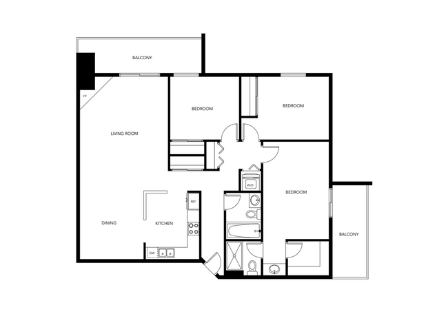 Floorplan - Summer Creek Apartments