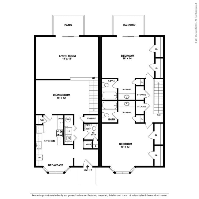 2 BD 2.5BTH T UPG - 1800 sq/ft (2x25U) - Maison Imperial