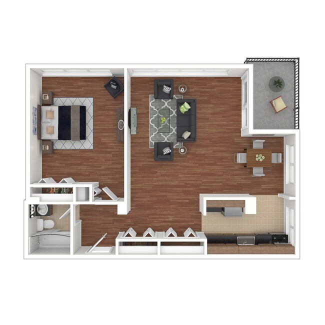 Floorplan - Colesville Towers Apartments