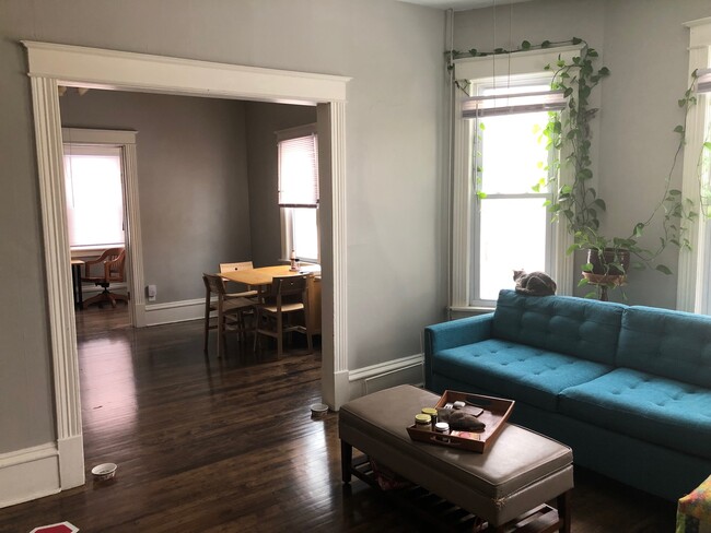 View from the living room to the dining room. - 3022 Columbus Ave.