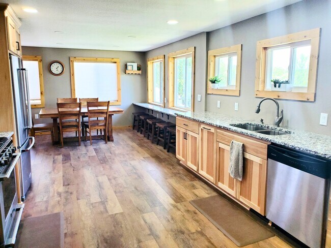 Fully updated kitchen. Gas stove. - 18629 Langly Ave N