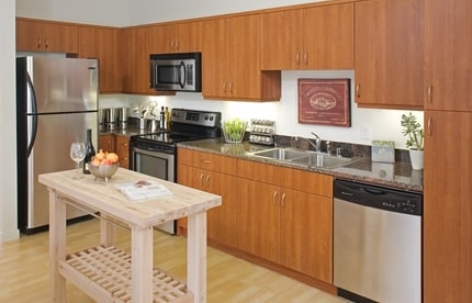 Model Kitchen - Aloft on Cortez Hill