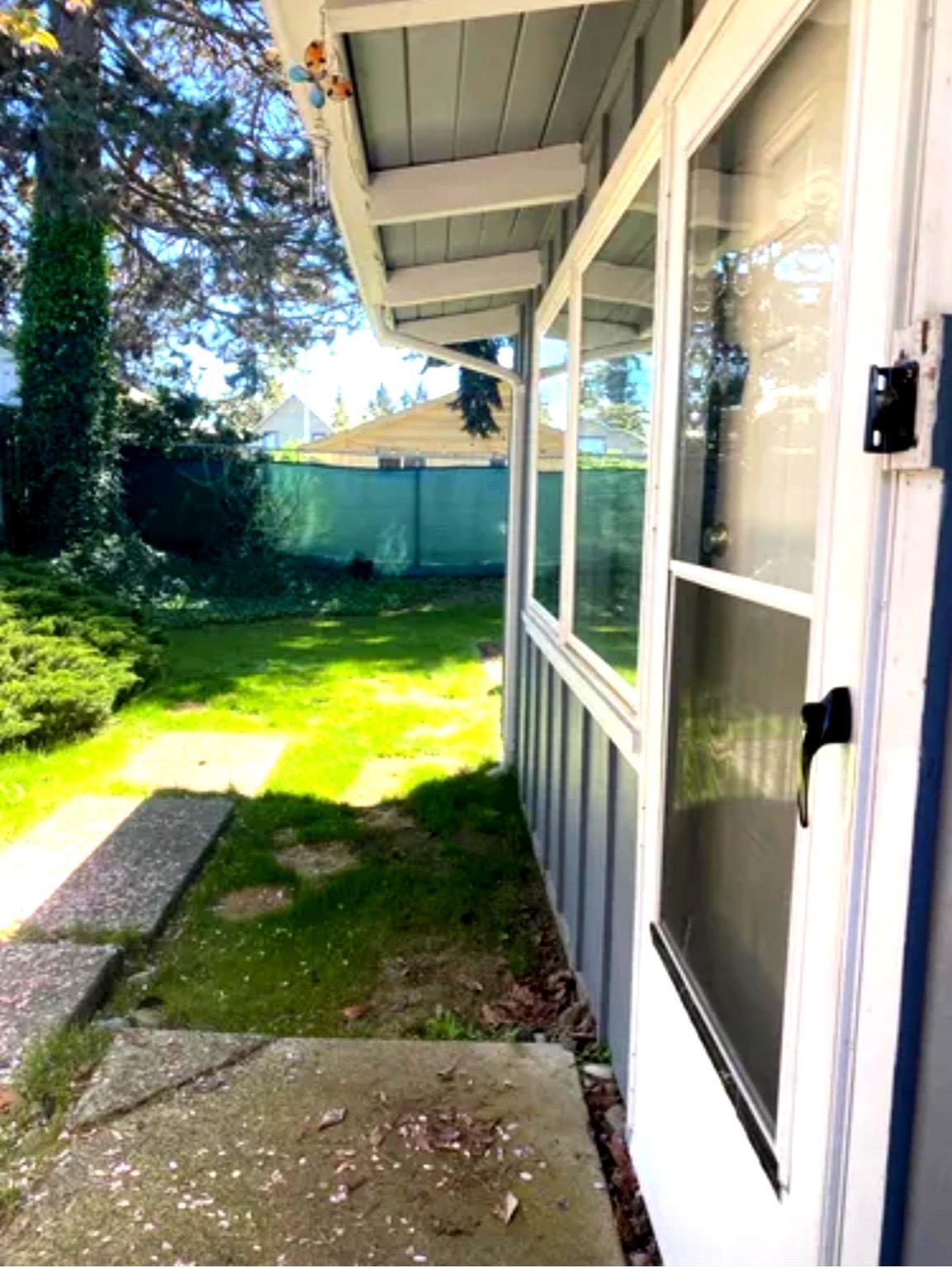 Front Door and Path to Back yard - 506 122nd St S