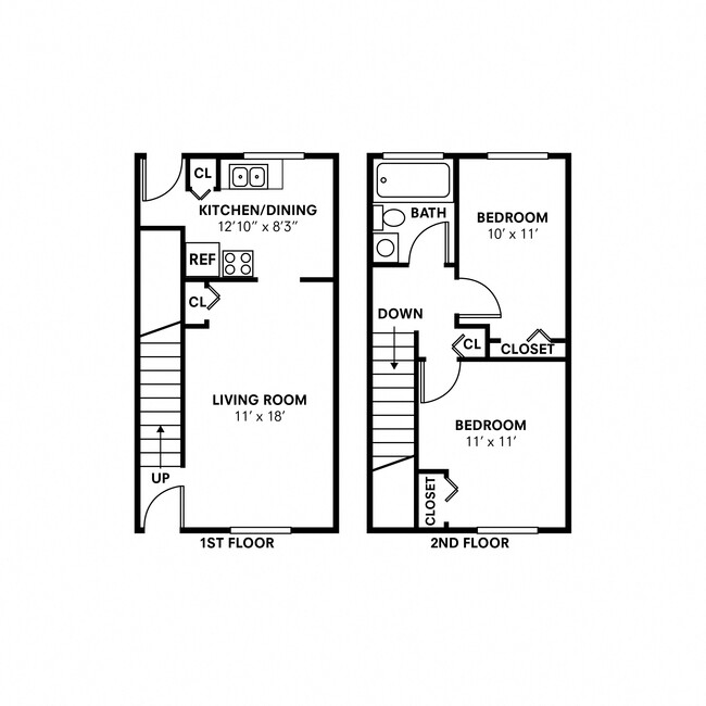 Floorplan - Park Place Townhomes