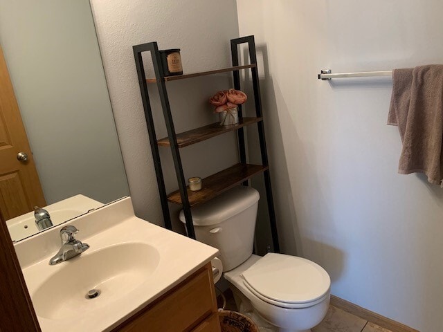 Lower level half bath - 423 Cedar Pl