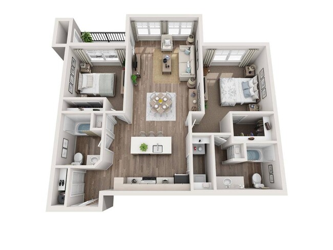 Floorplan - Glacier Run Apartments