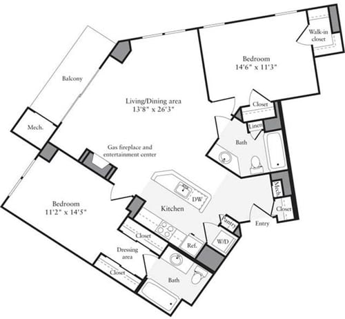 Floorplan - 2201 Wilson
