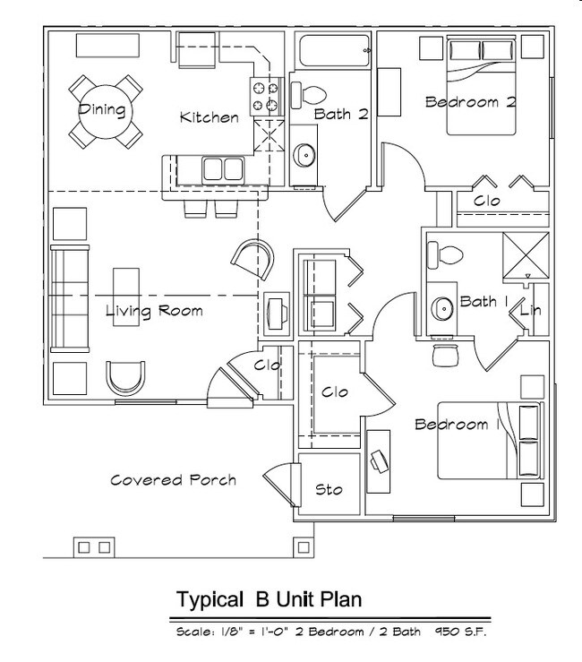 Unit B - Timber Pointe Apartments