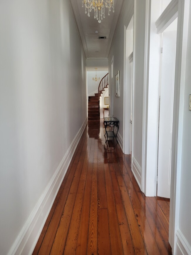 Original hardwood floor & hallway - Newly renovated, new furnishings - 1220 Harmony St
