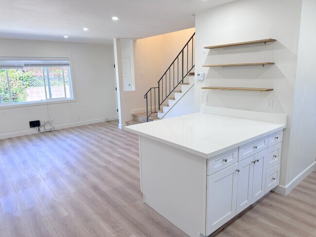 Kitchen Island & Front Entry Door - 3305 Green Ln