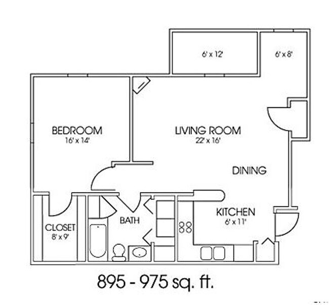 Building Photo - 1 Bed 1 Bath, 975 Sq Ft, 2nd Floor