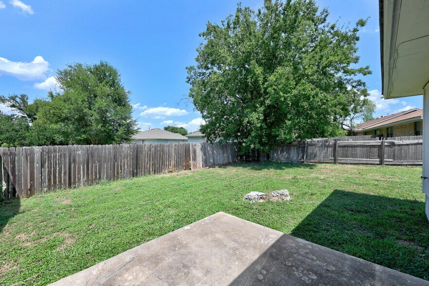 View from back porch - 502 Rockmoor Dr