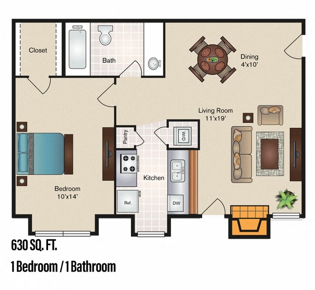 Floorplan - The Hamptons