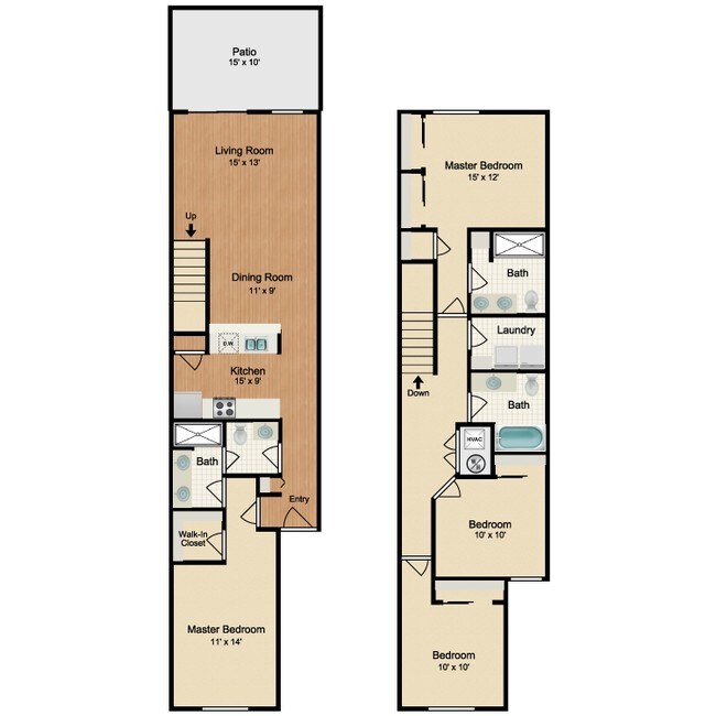 Floorplan - Black Feather Apartment Homes