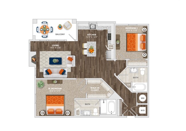 Floorplan - Trelago Apartments