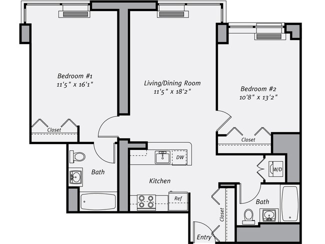 Floorplan - Avalon Riverview South Tower