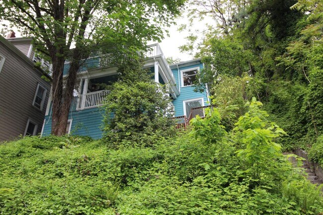 House from street level - 1817 SW Cable Ave