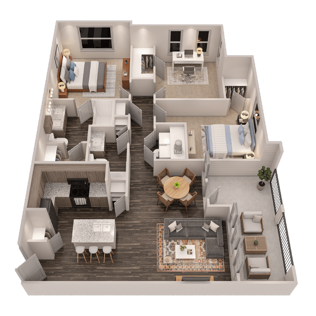 Floorplan - Gray Branch Apartments