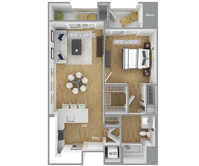 Floorplan - Avalon Wilshire