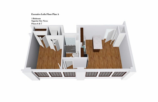 Executive Lofts Plan A - Crescendo Loft Apartments