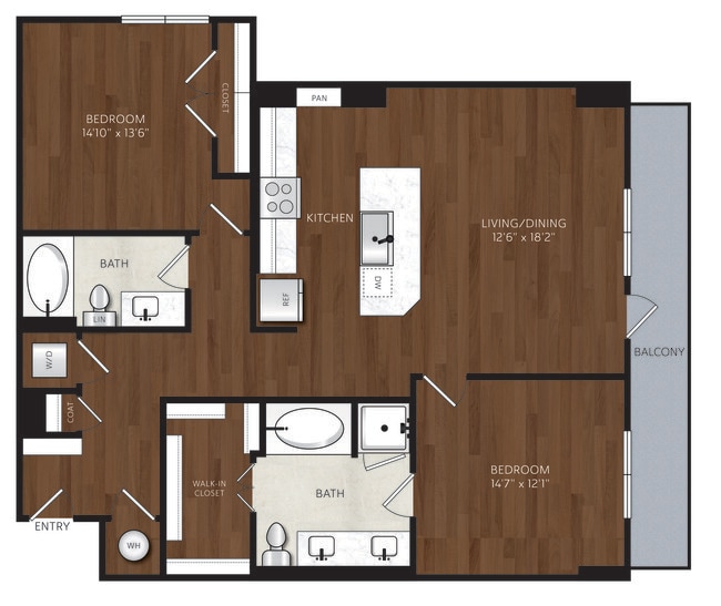 Floorplan - The Park at Katy Trail