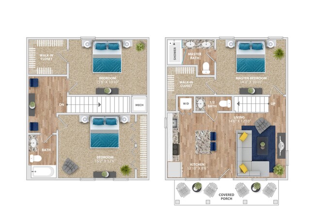 C1 Floor Plan - Isle Cottages