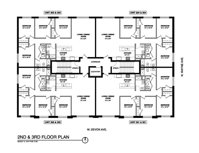 Floorplan - 1334 W Devon Ave