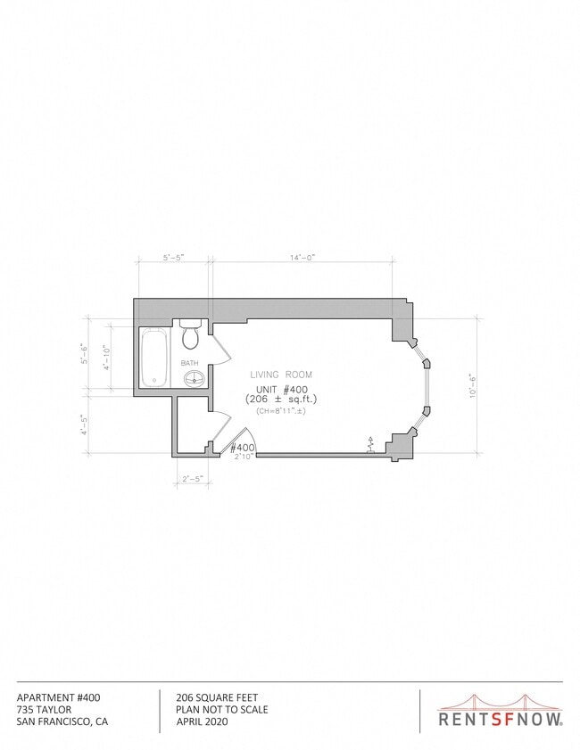 Floorplan - 735 Taylor