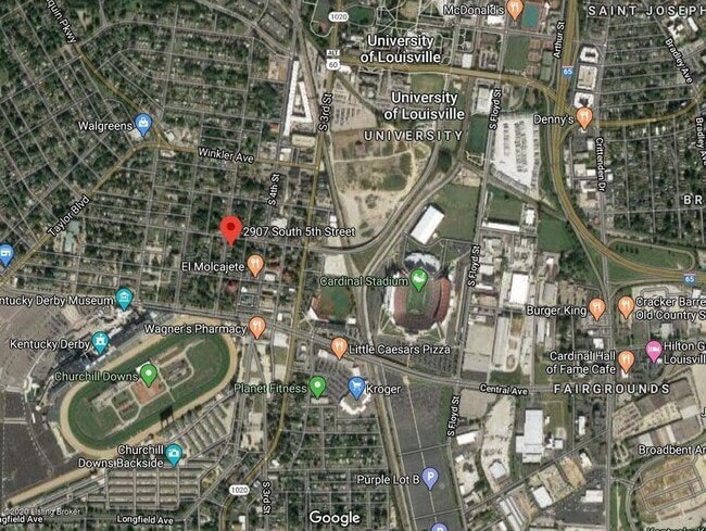 Aerial View - 2907 S 5th St