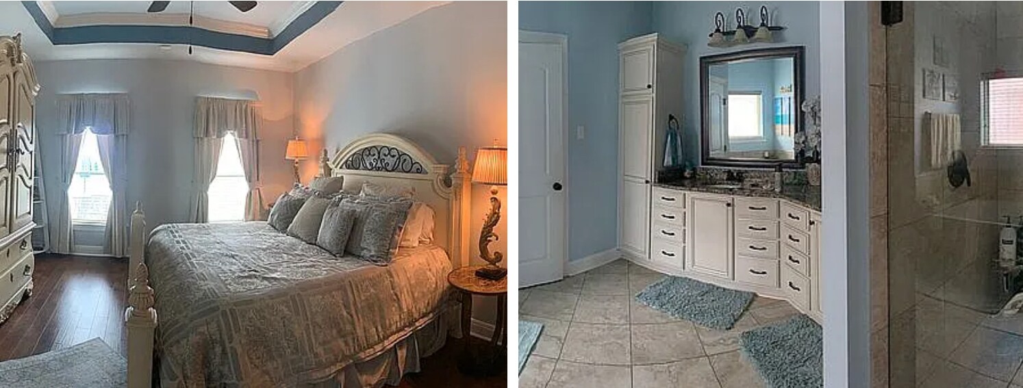 Primary bedroom and bath - 103 Chemet Rd