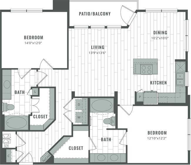 Floorplan - Bridge at Henley