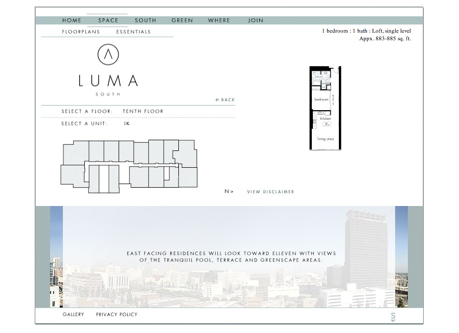 Floor Plan - 1100 S Hope St